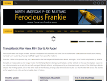 Tablet Screenshot of ferociousfrankie.com